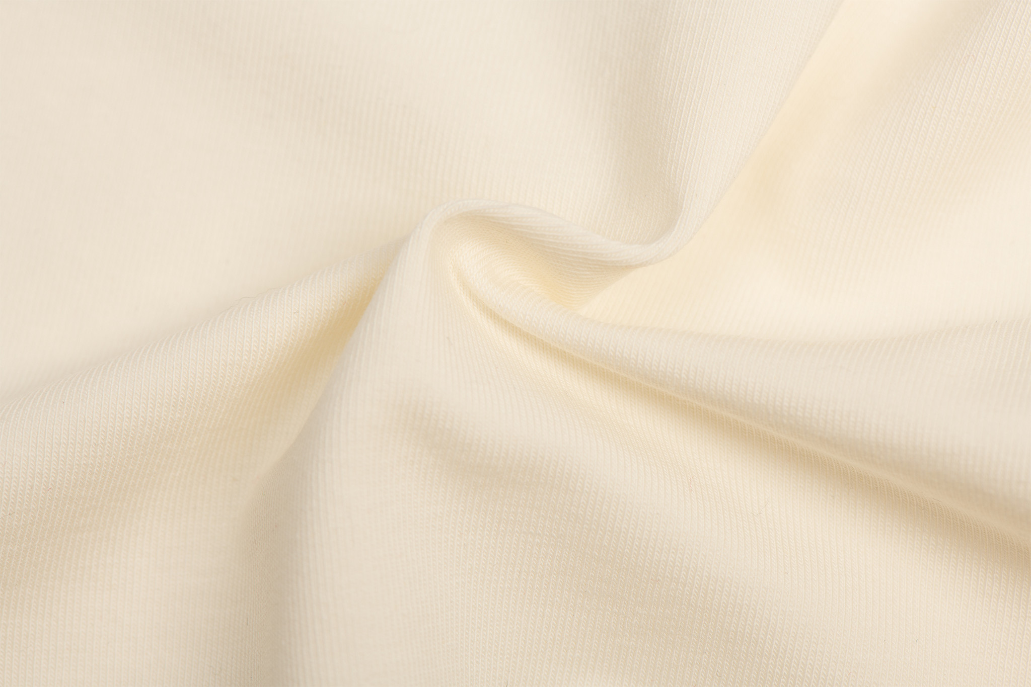 Organic Jersey Uni / Effen Ecru