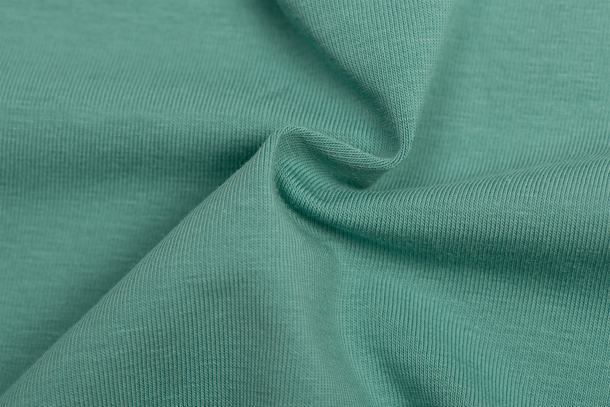 Organic Jersey Uni / Effen Old Green
