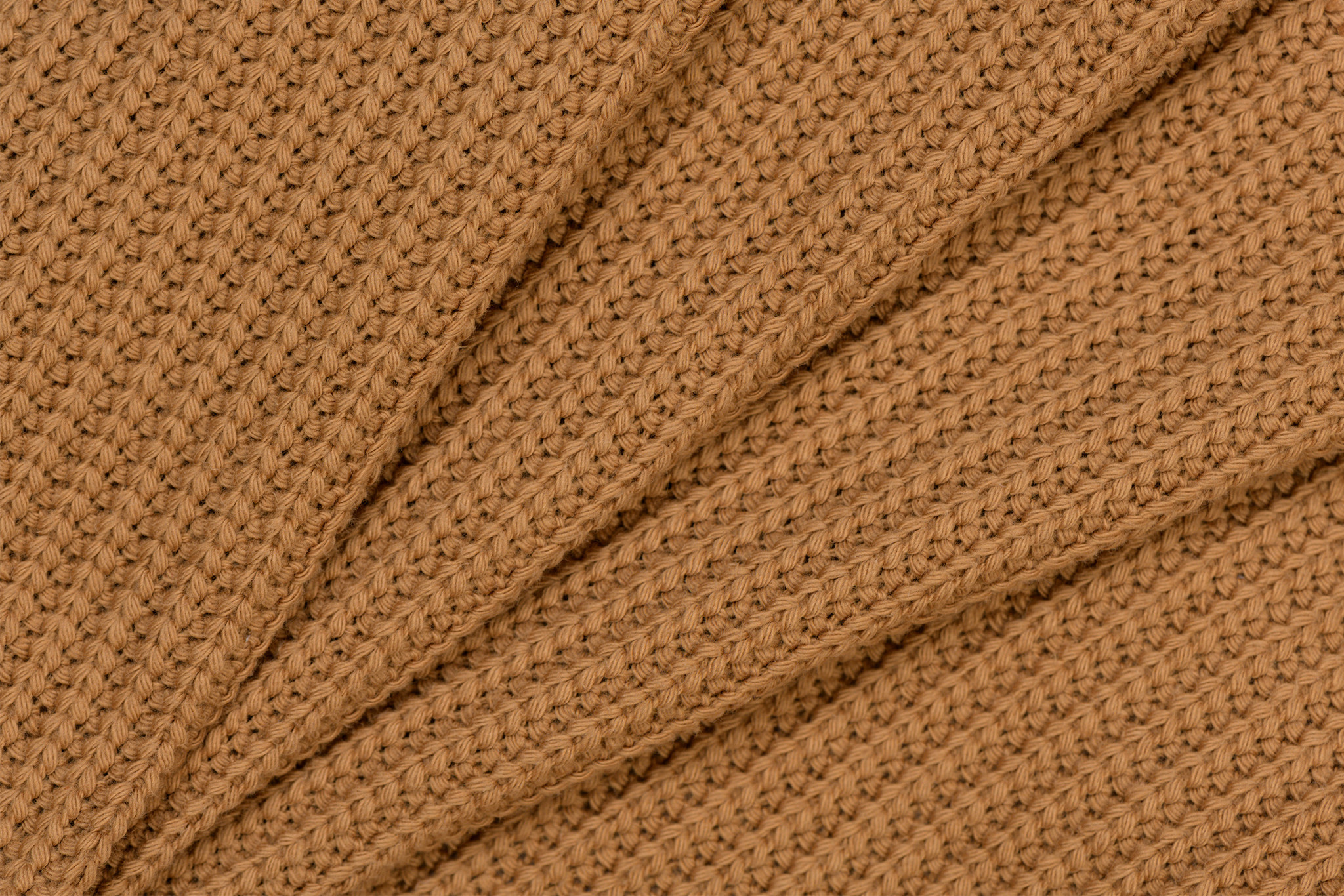 Gebreide stof, Big Knit Cable Camel
