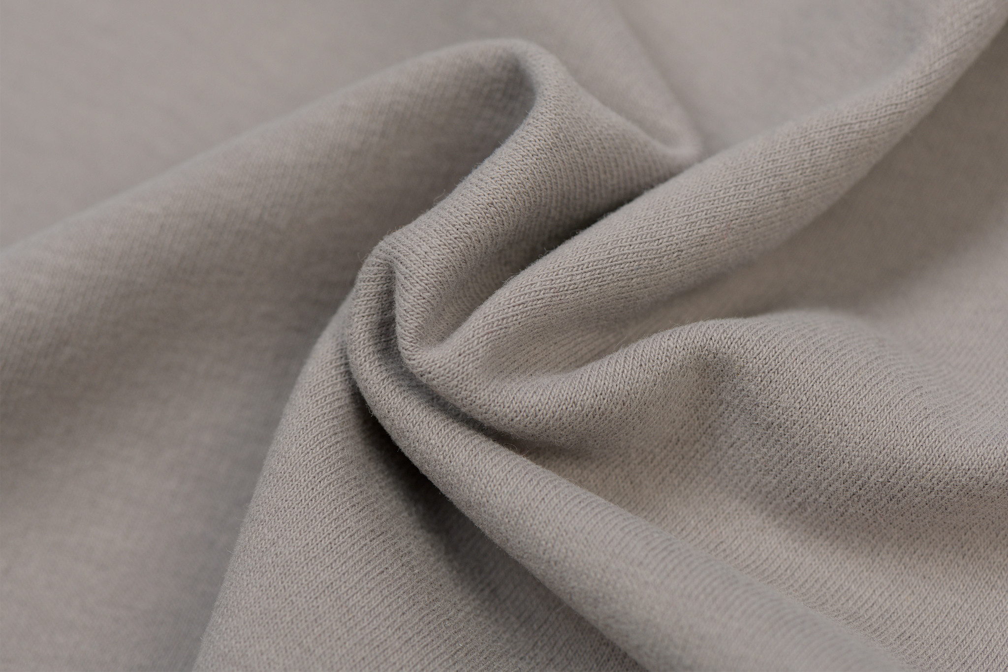 Organic French Terry Brushed Uni / Effen Grey