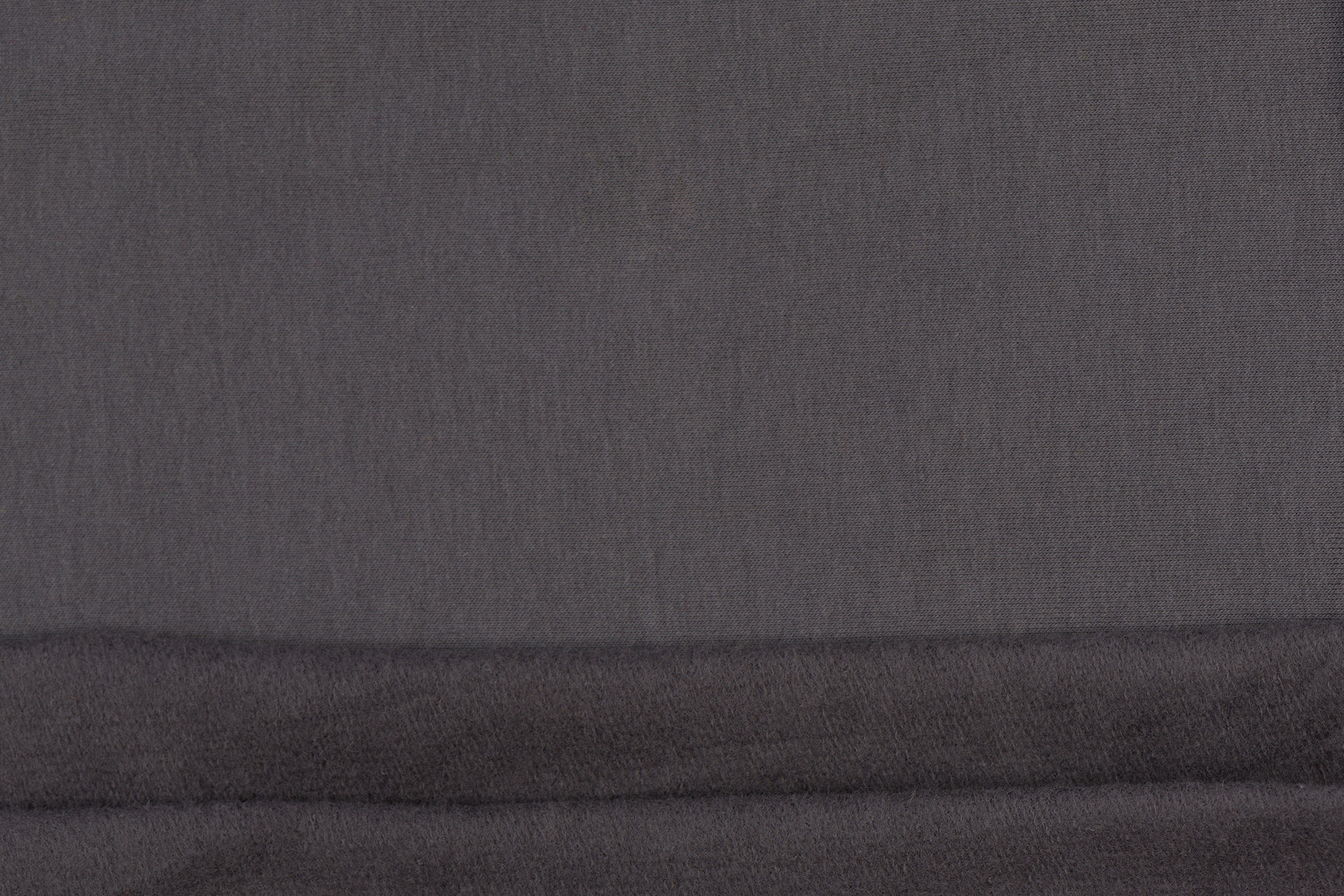 Organic French Terry Brushed Uni / Effen Antrachite