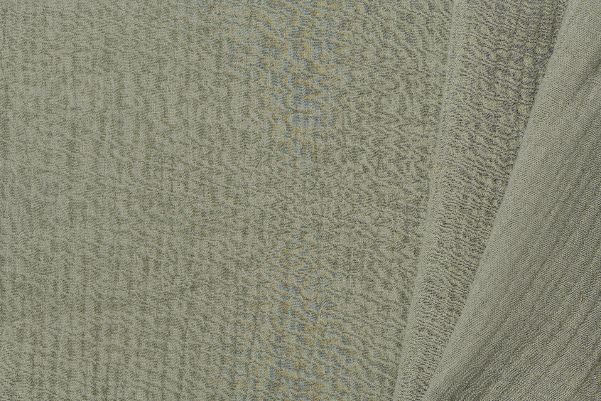 Baby Cotton / Mousseline Uni / Effen Olijf