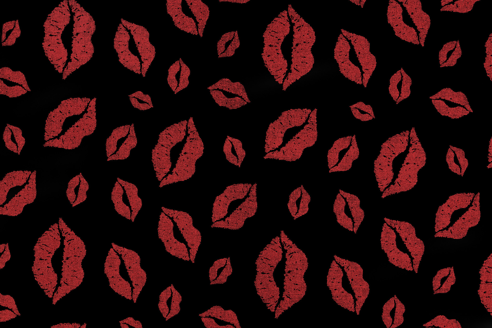 Katoen Lips Black