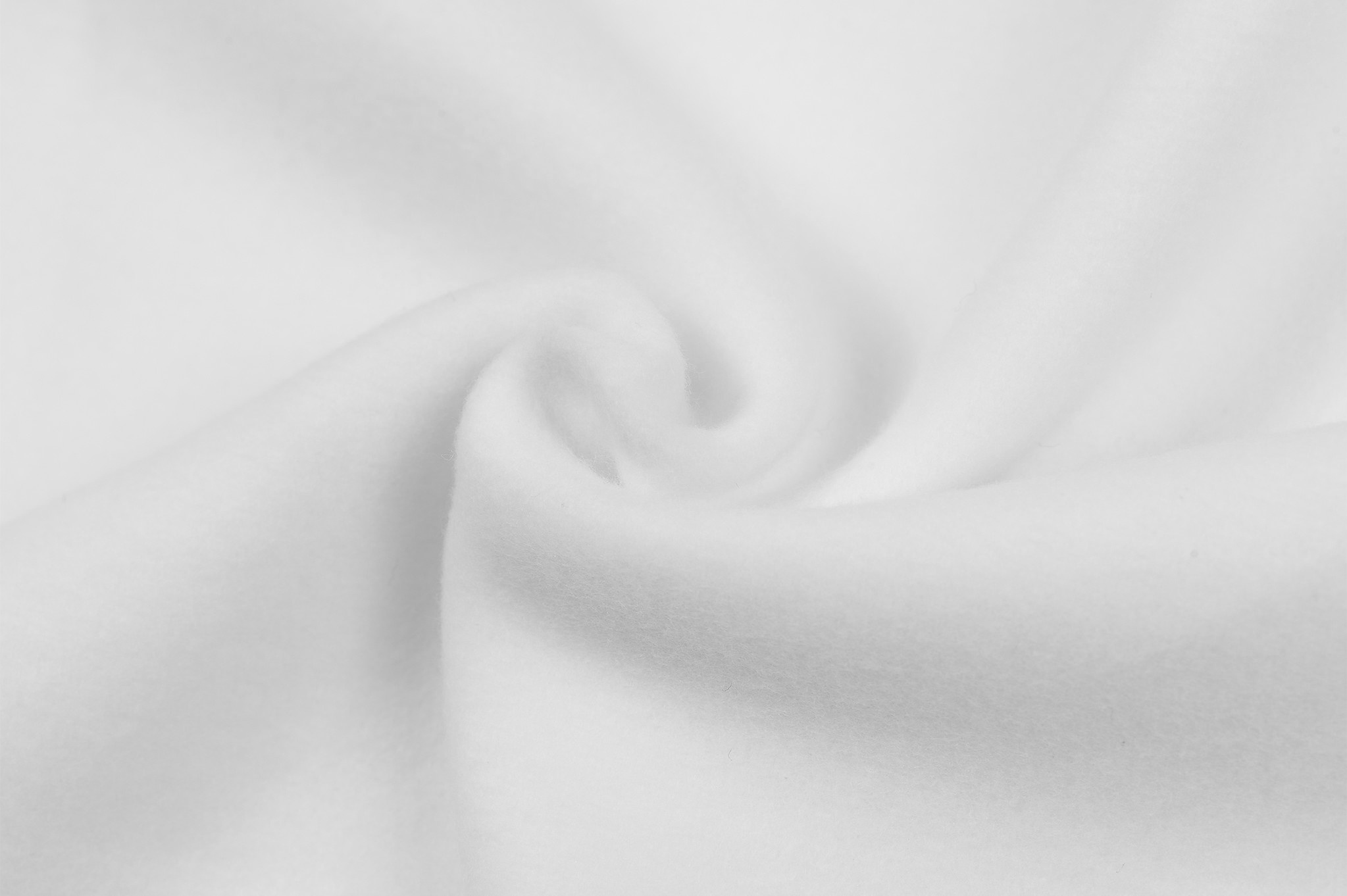 Fleece Katoen Wit