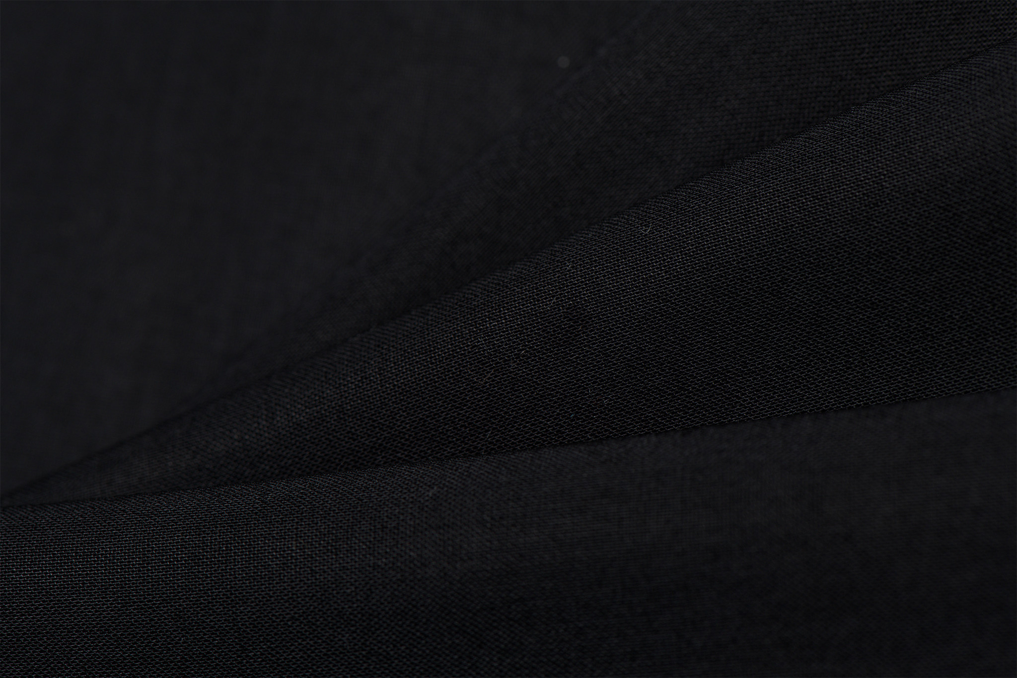 GOTS Cotton Voile Zwart