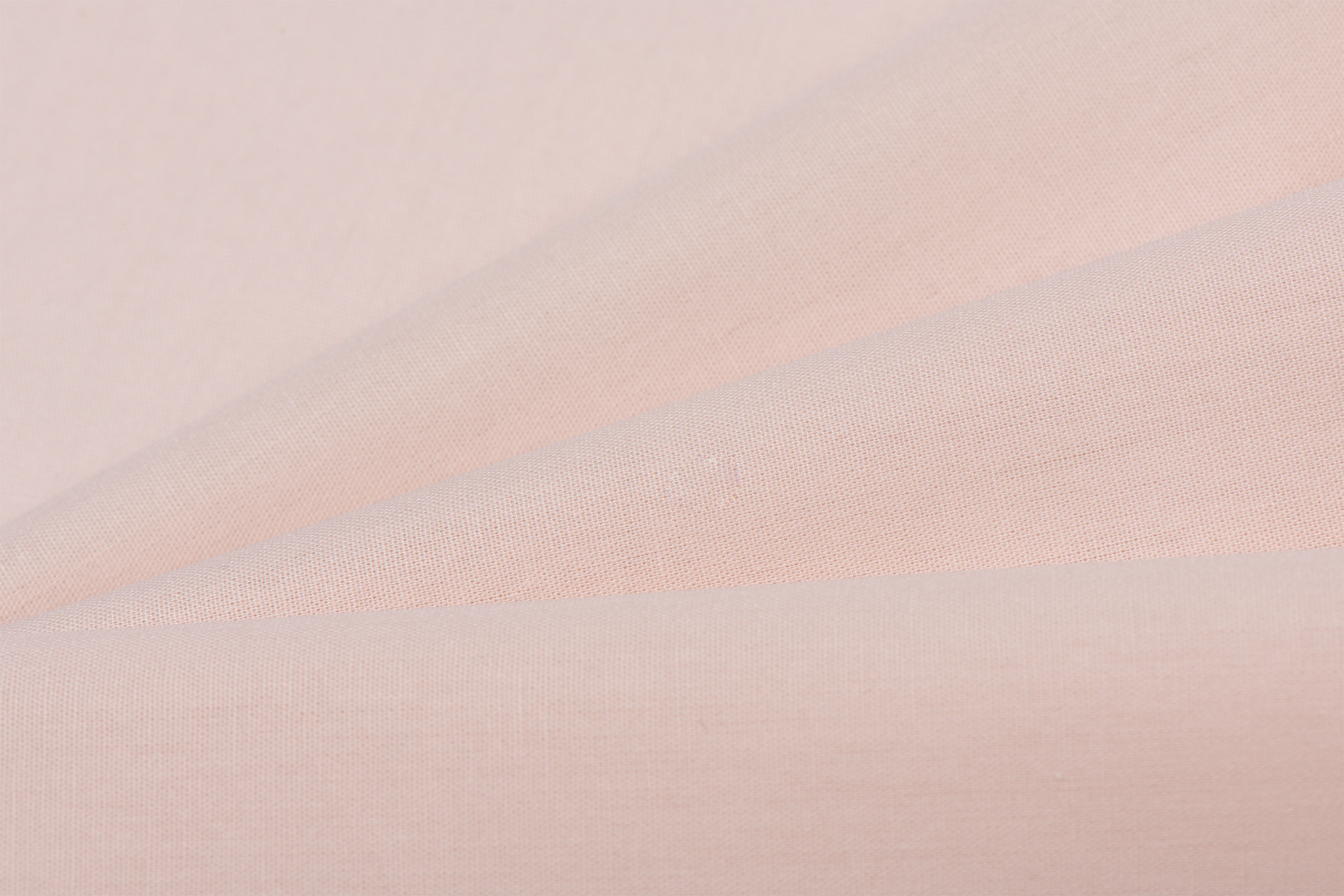 Katoen Poplin Uni / Effen Licht Nude Rose