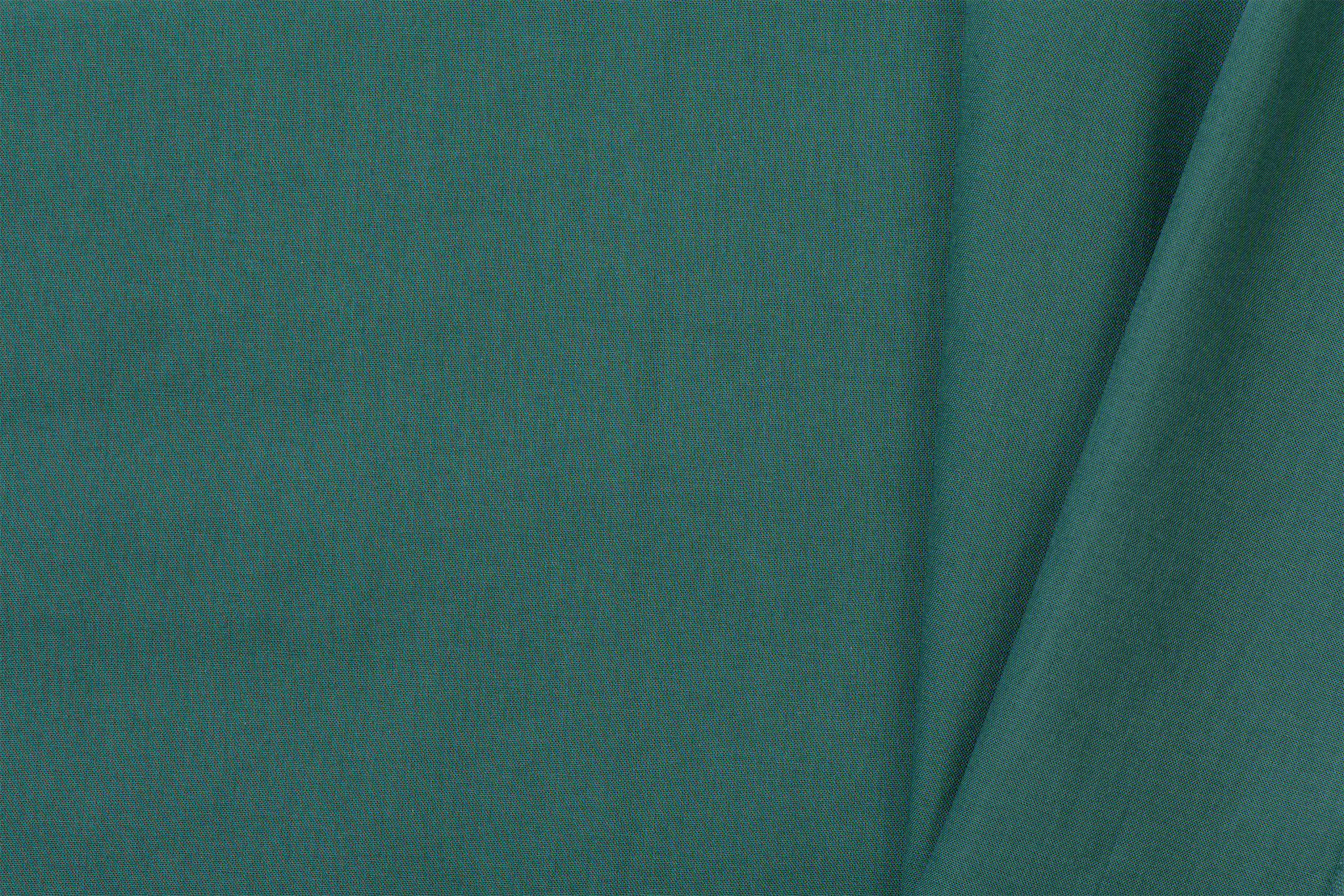 Uni katoen stof emerald / jade