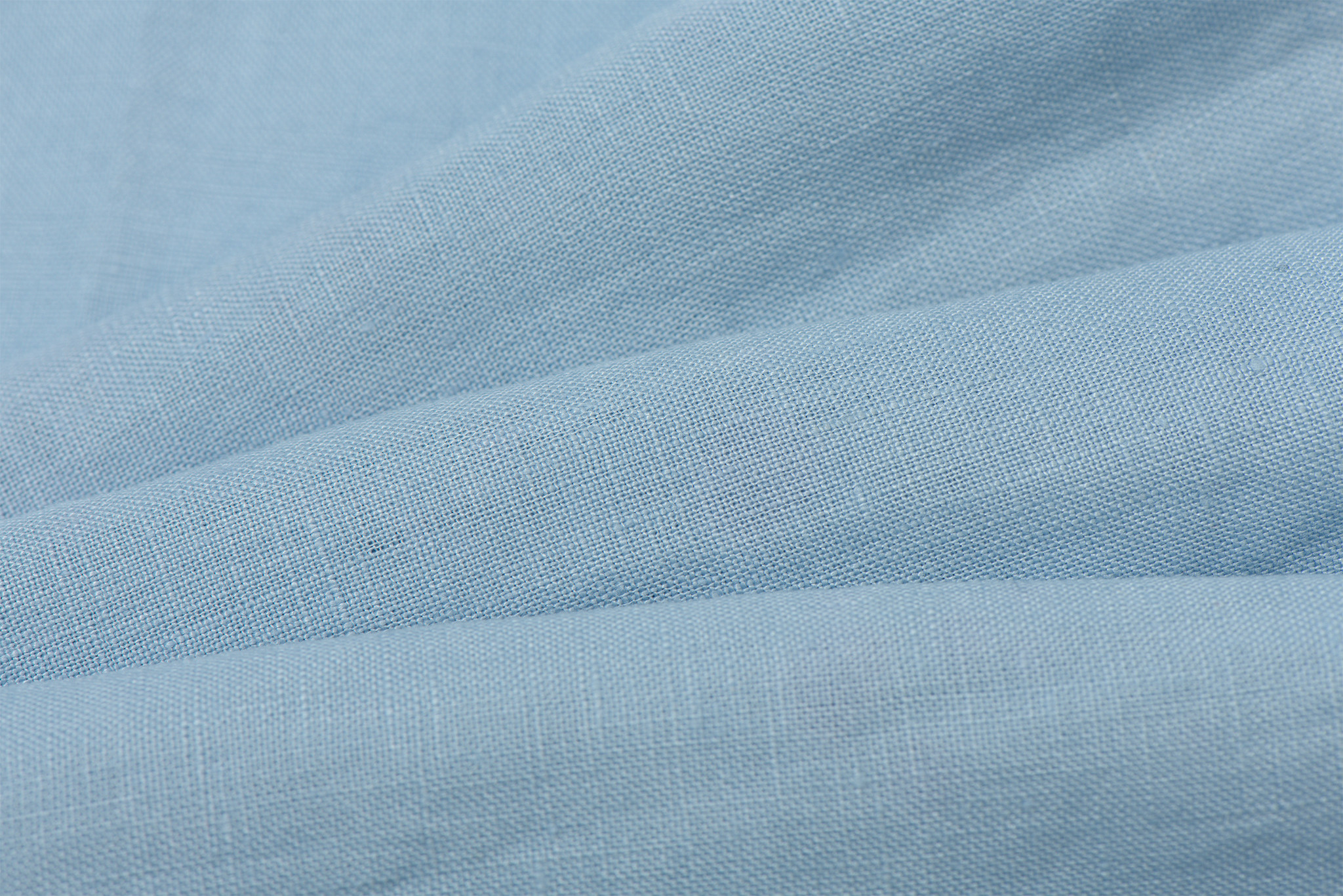 Gewassen Linnen Licht Blauw