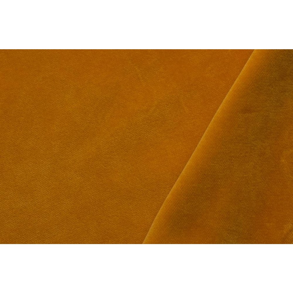 Voel me slecht doos vervagen Velours stof, warm geel (oker) bestellen - Stoffen Online