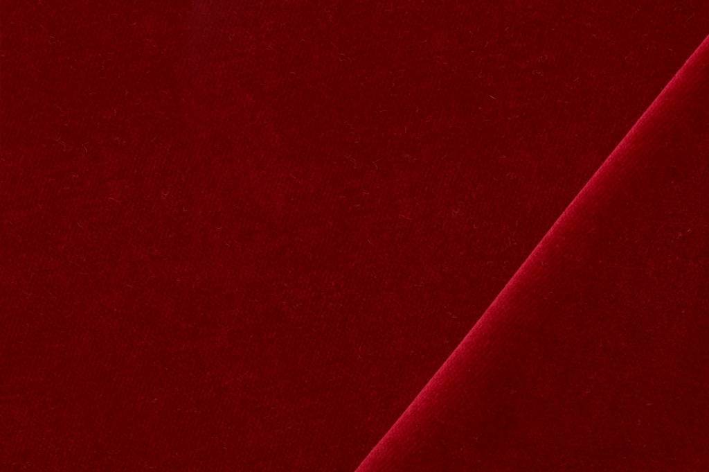 fenomeen beeld omringen Velours stof, rood gemakkelijk en snel bestellen - Stoffen Online