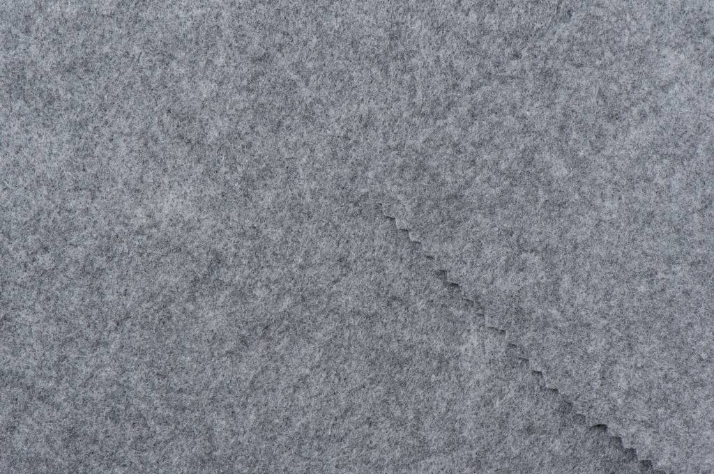 vilt / 2 mm - grijs melange
