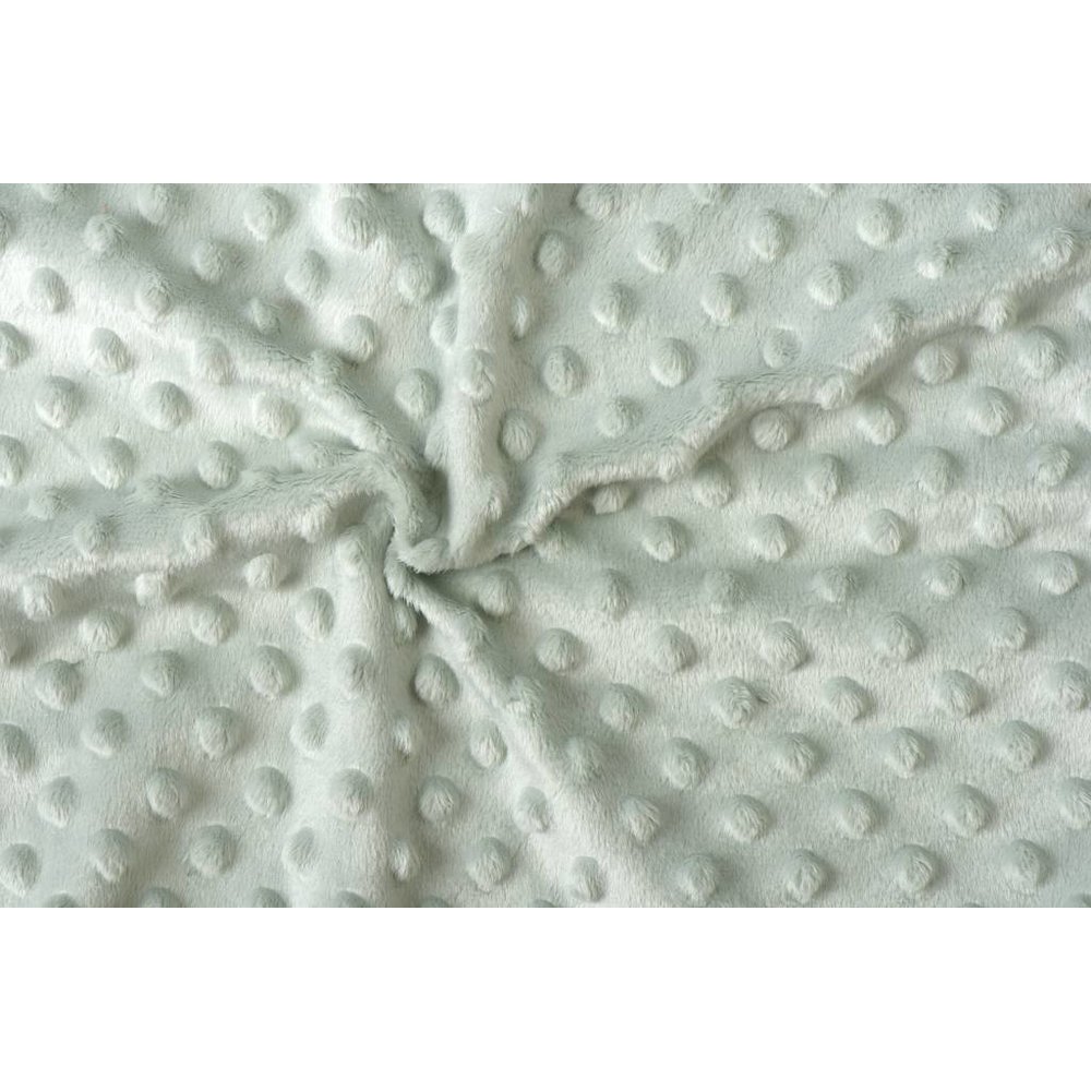 Minky Fleece Stof poedergroen Bestellen? Stoffen Online