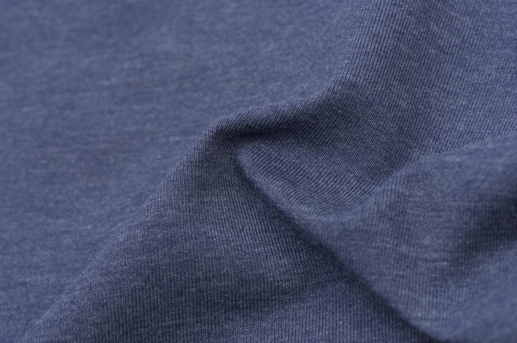 Katoen tricot- jeans melange