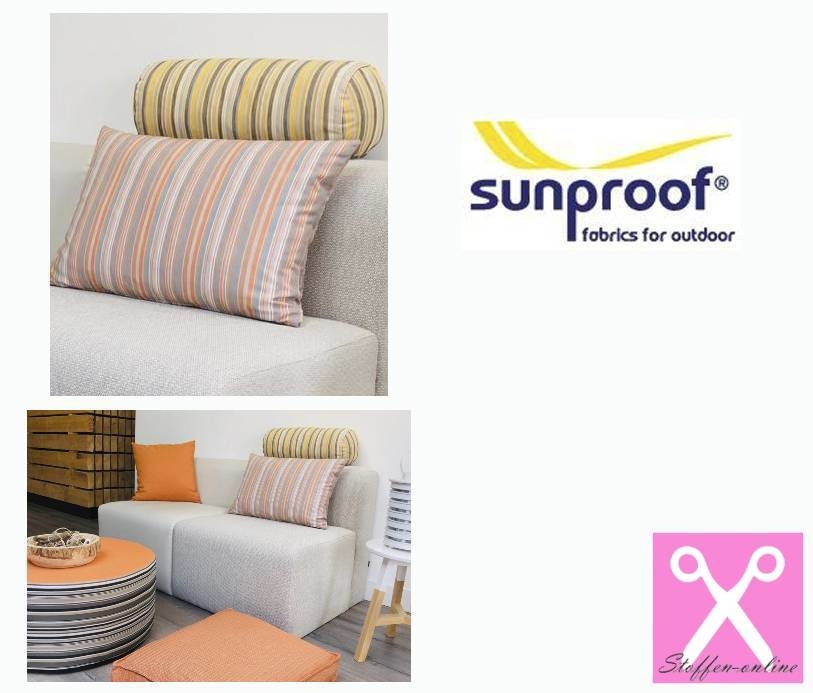 Outdoor Stof Stripes Tavira Yellow