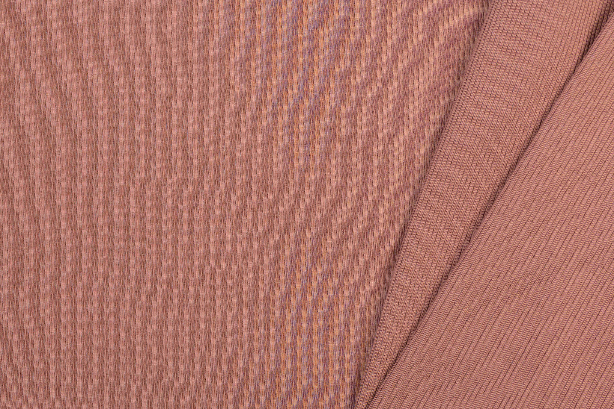Rib Jersey Stof Klei Roze