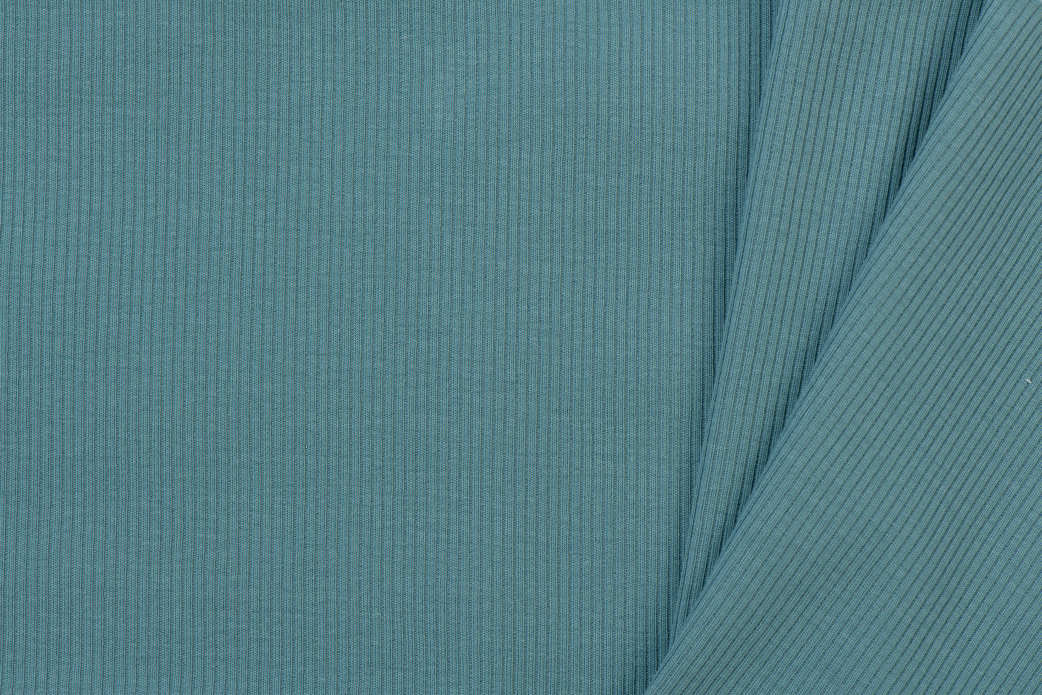 Rib Jersey Stof Oud Groen