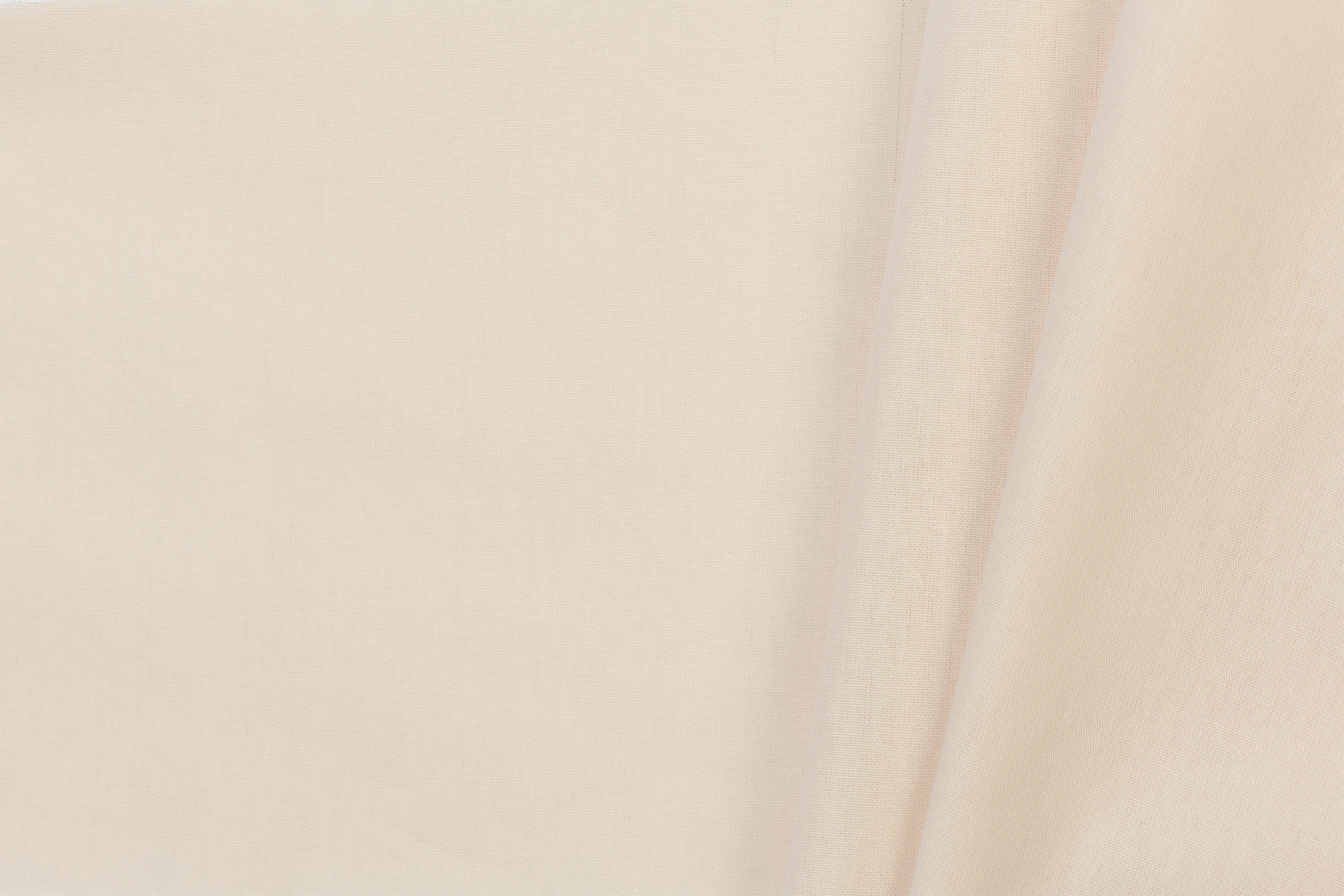 Katoen Poplin Uni / Effen Licht Beige