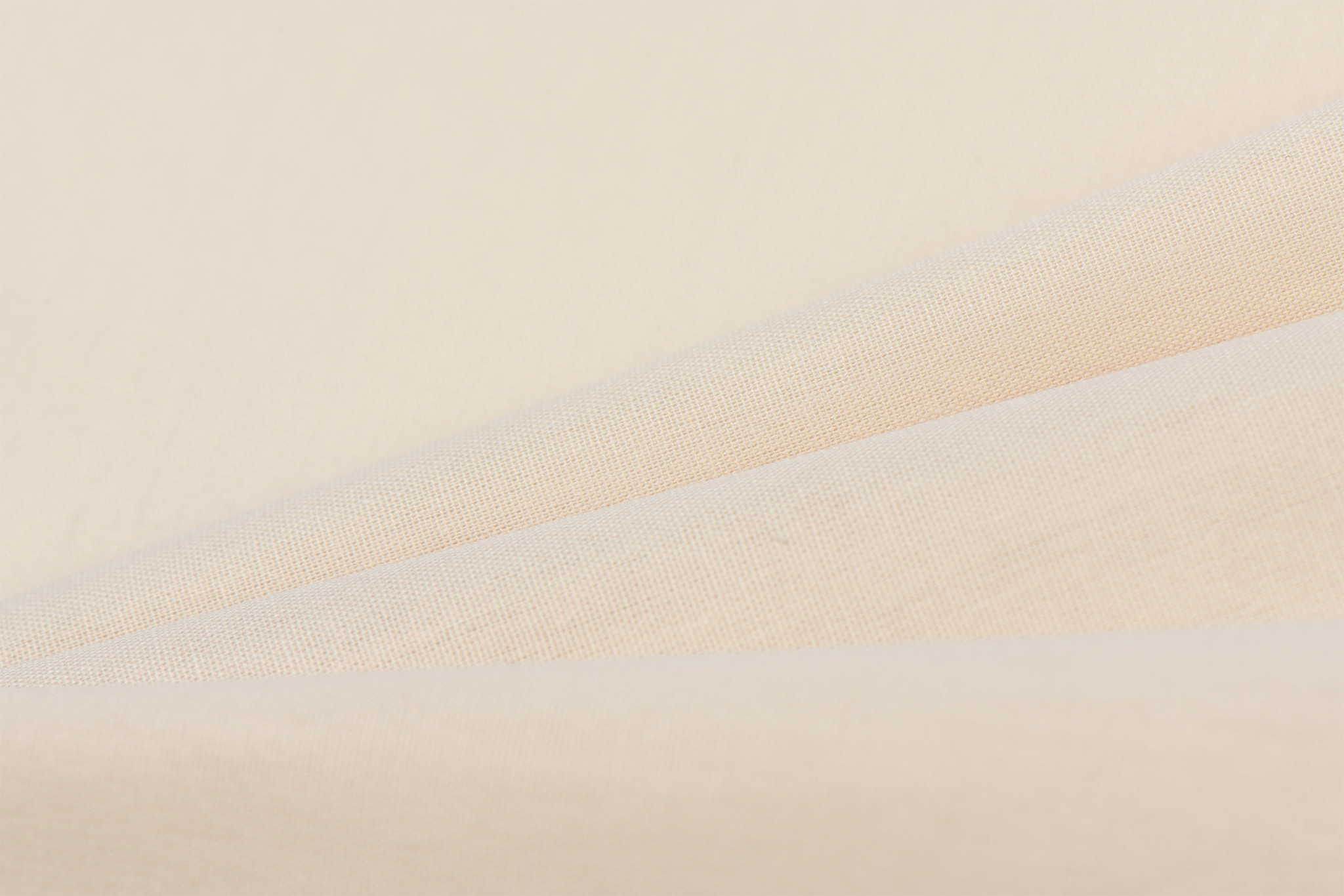 Katoen Poplin Uni / Effen Licht Beige