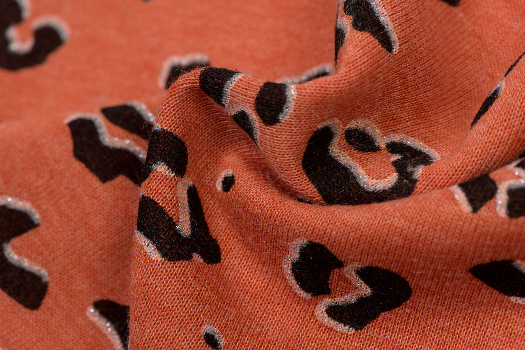 Sweat Glitter Animal Skin Terra Melange