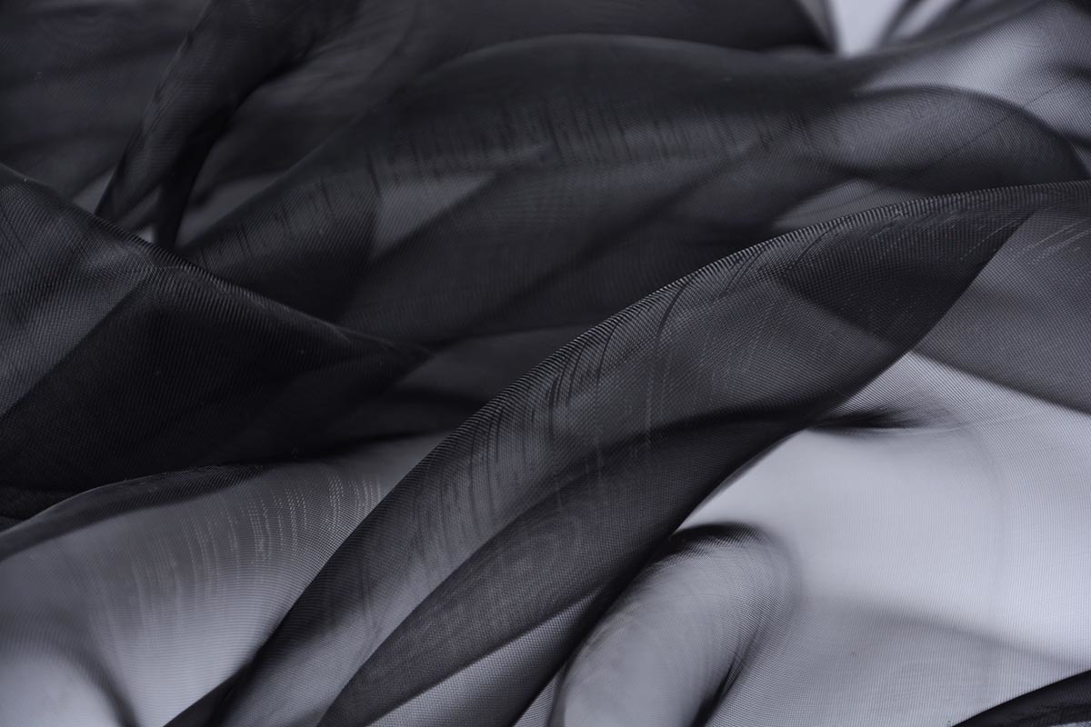 Organza Zwart