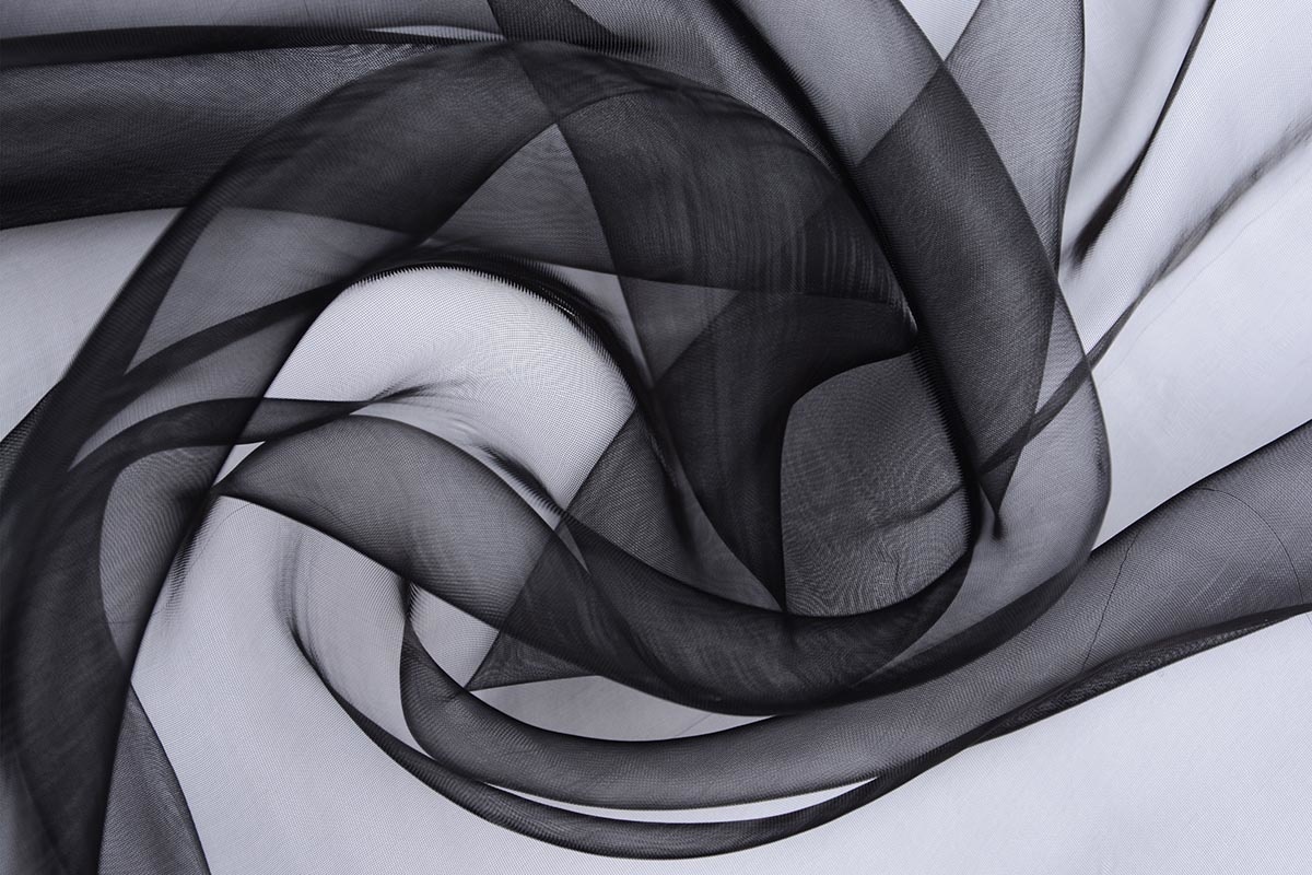 Organza Zwart