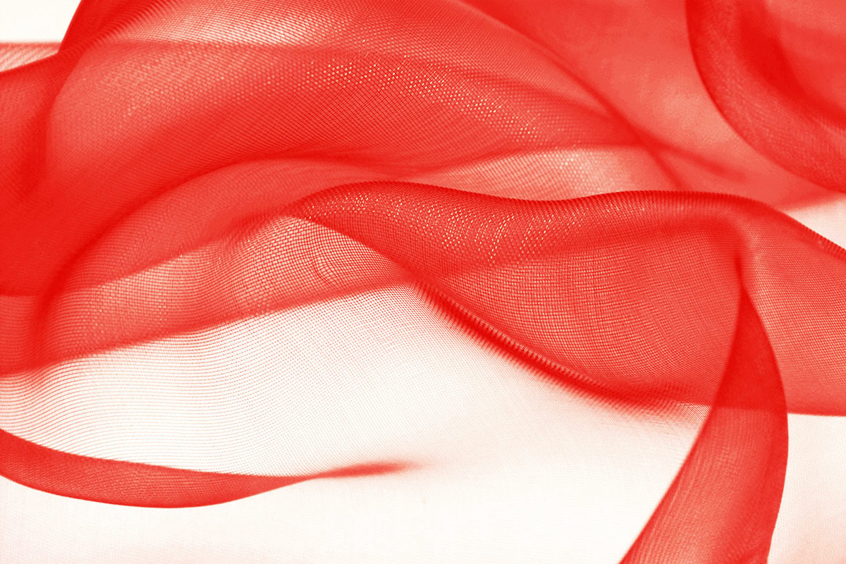 Organza rood