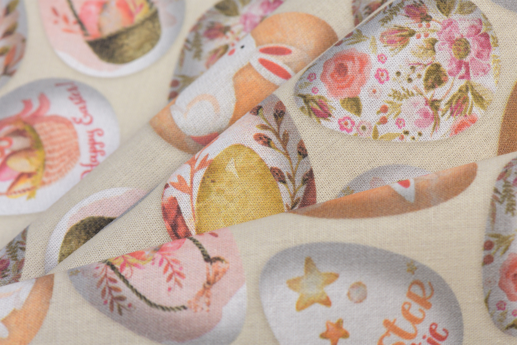 Katoen Poplin Easter Cuties Eggs