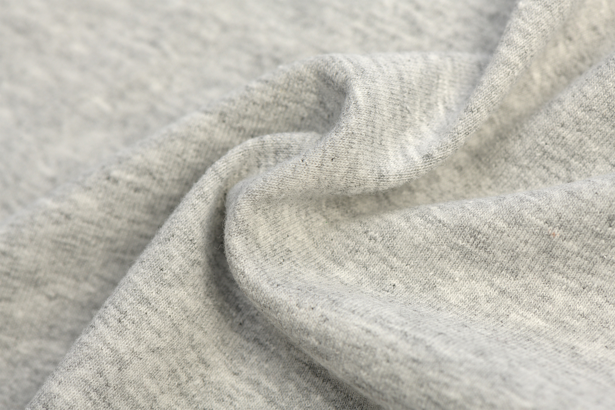 Gerecycled GRS Jersey Cloud Grey