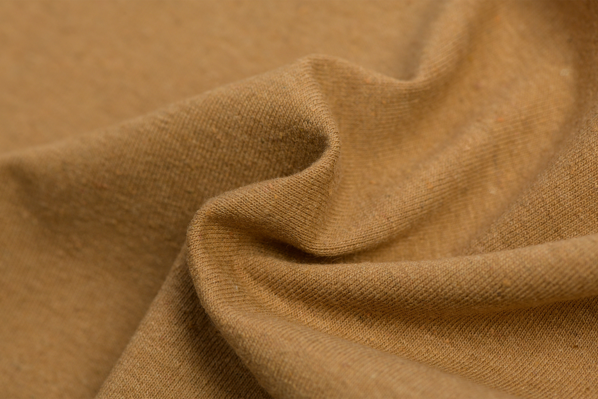 Gerecycled Boordstof Camel