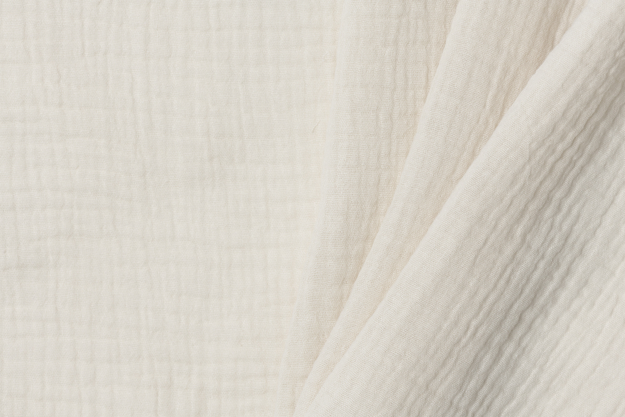 Baby Cotton / Mousseline Uni / Effen New Ecru