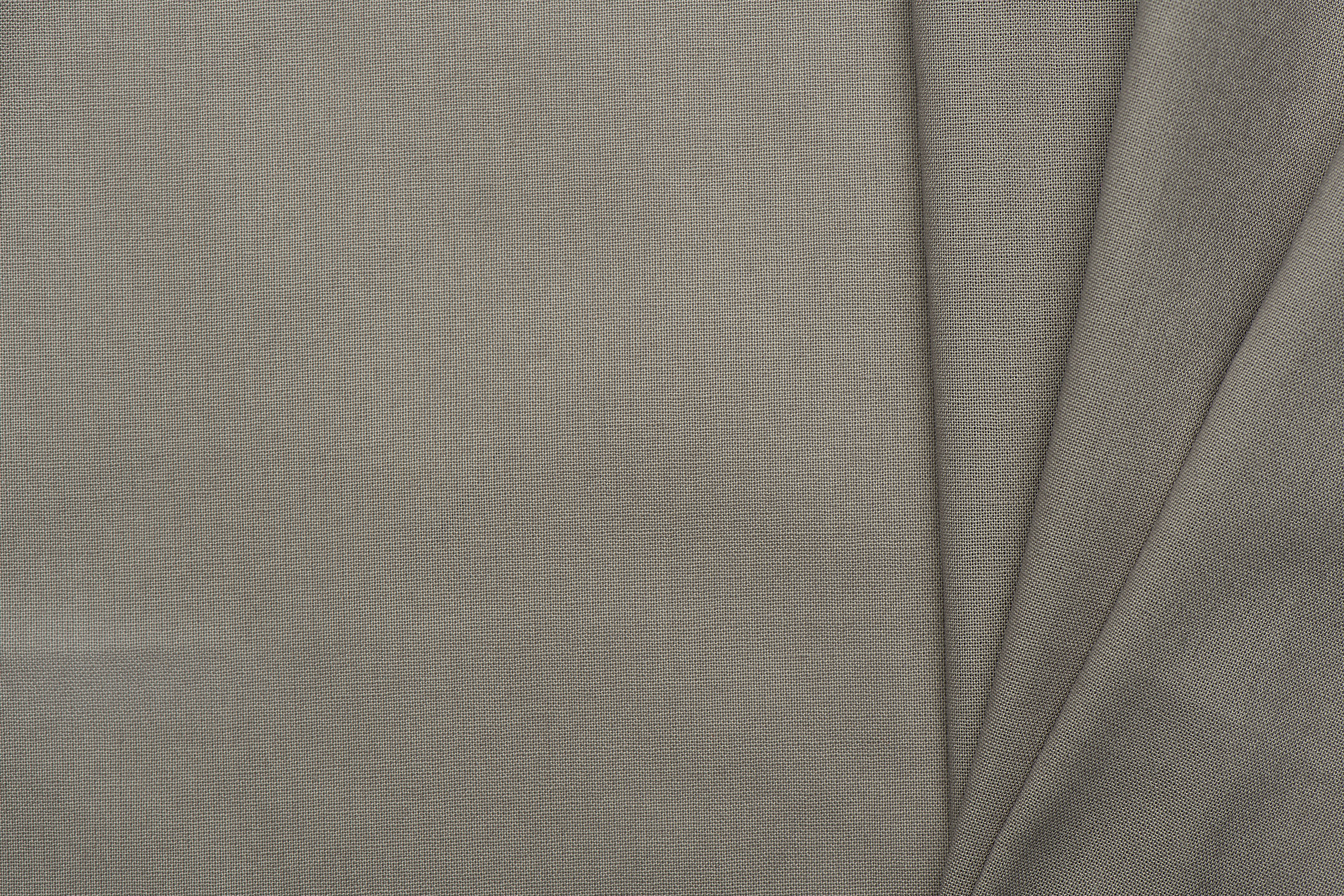 Uni katoen stof taupe