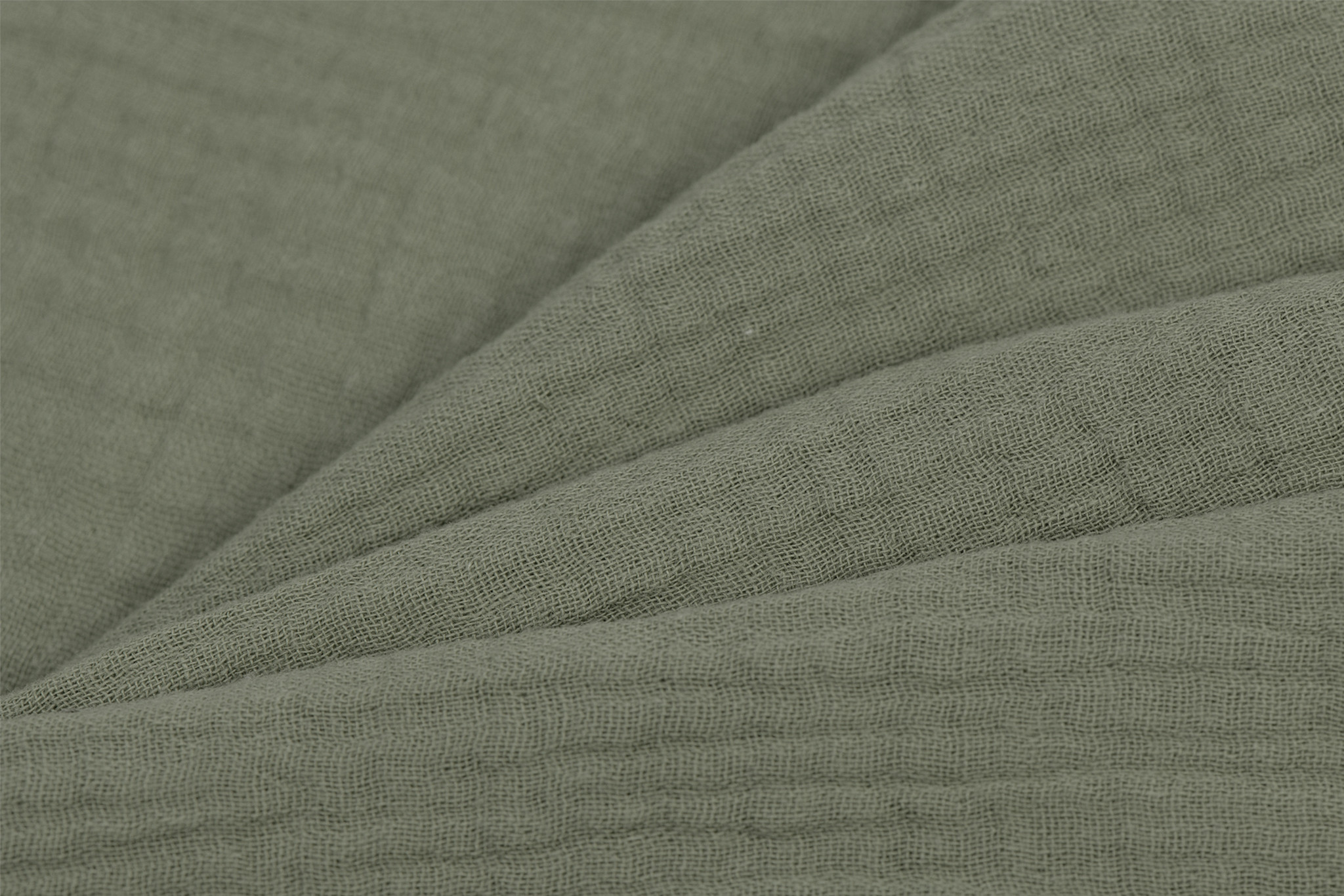 Baby Cotton / Mousseline Uni / Effen Khaki