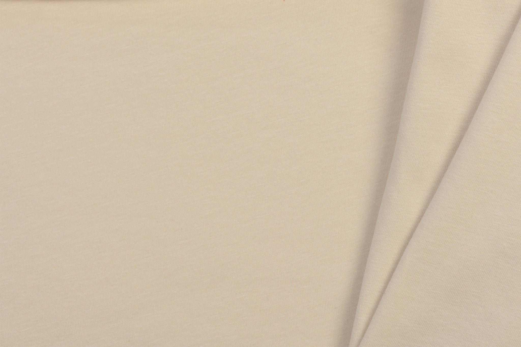 Organic Jersey Uni / Effen Licht Beige
