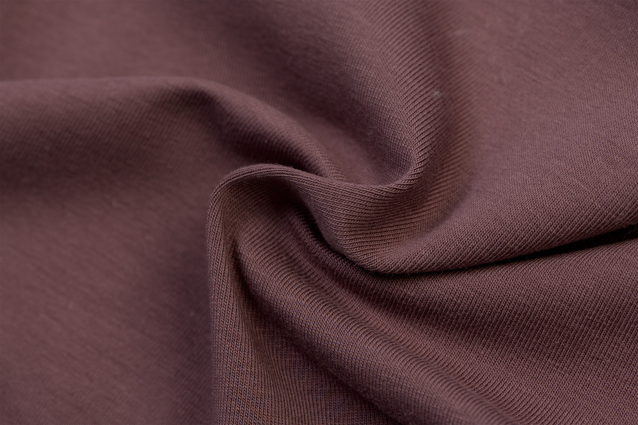 Organic Jersey Uni / Effen Mauve
