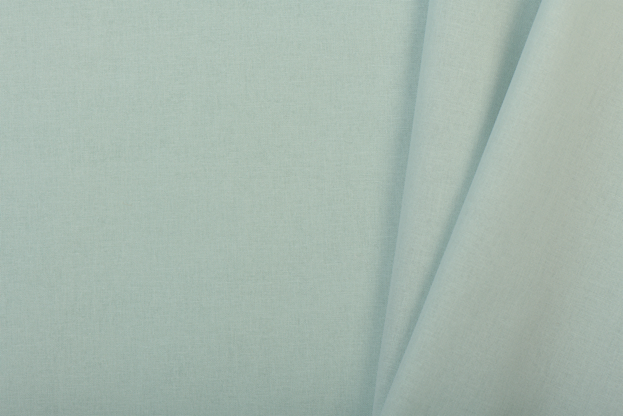 Uni katoen stof dusty mint