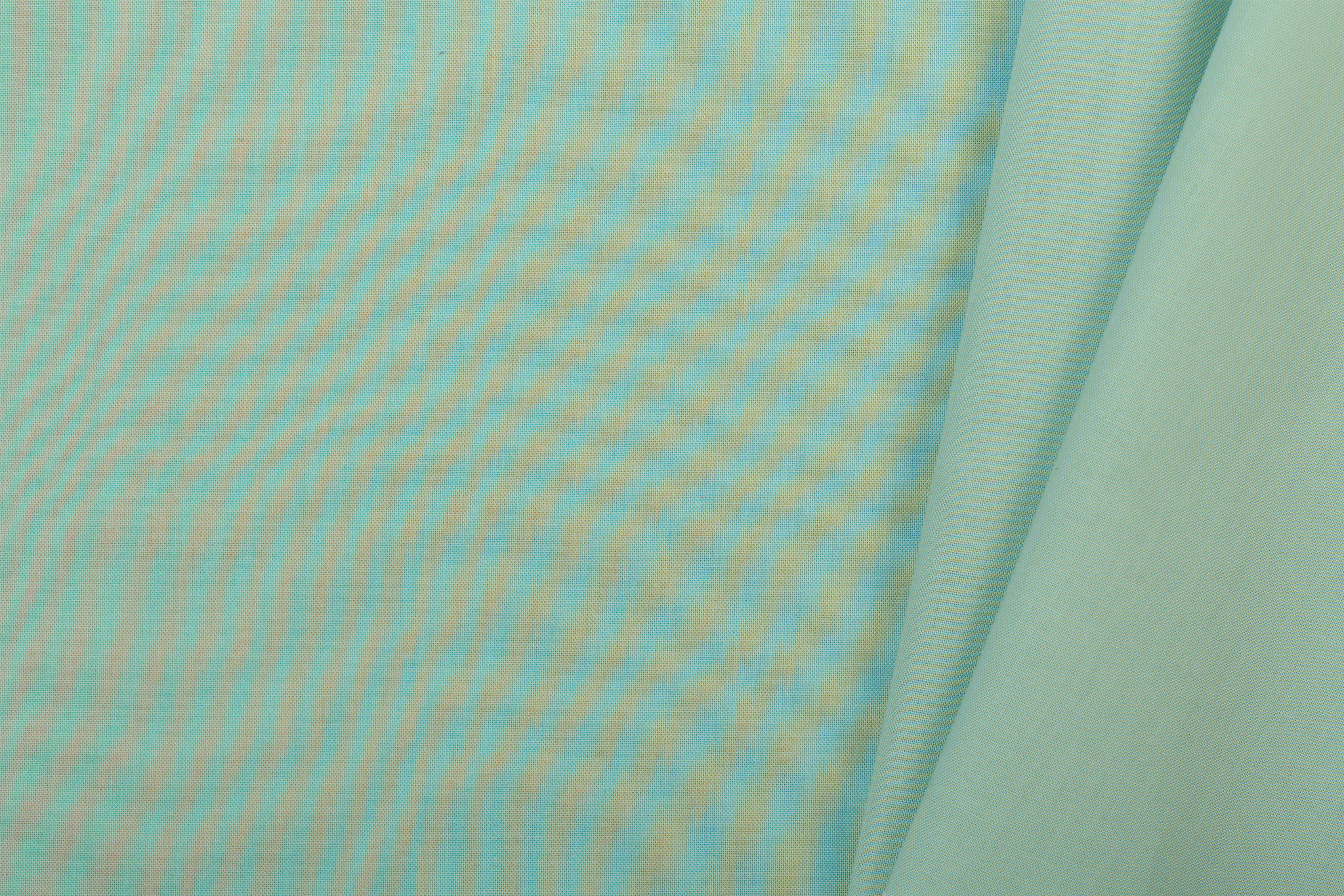 Uni katoen stof mint
