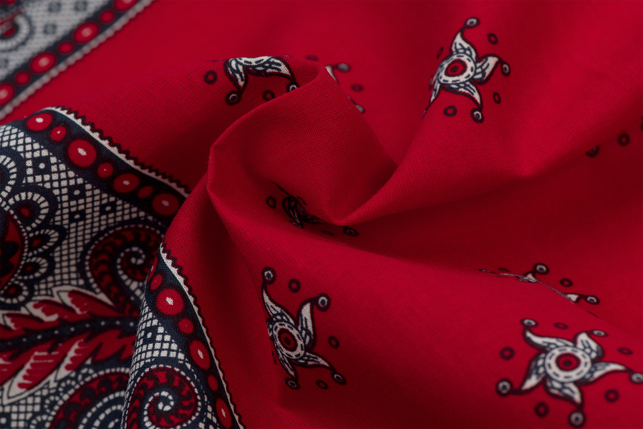 Zakdoek Harlekijn Rood