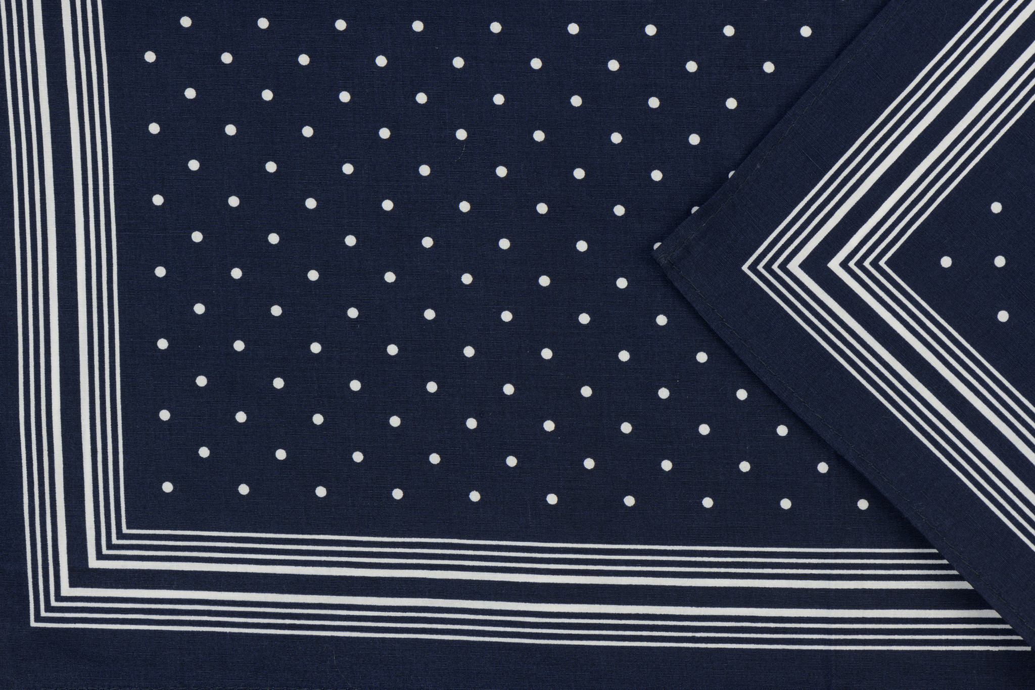 Zakdoek Kleine Stip Donkerblauw