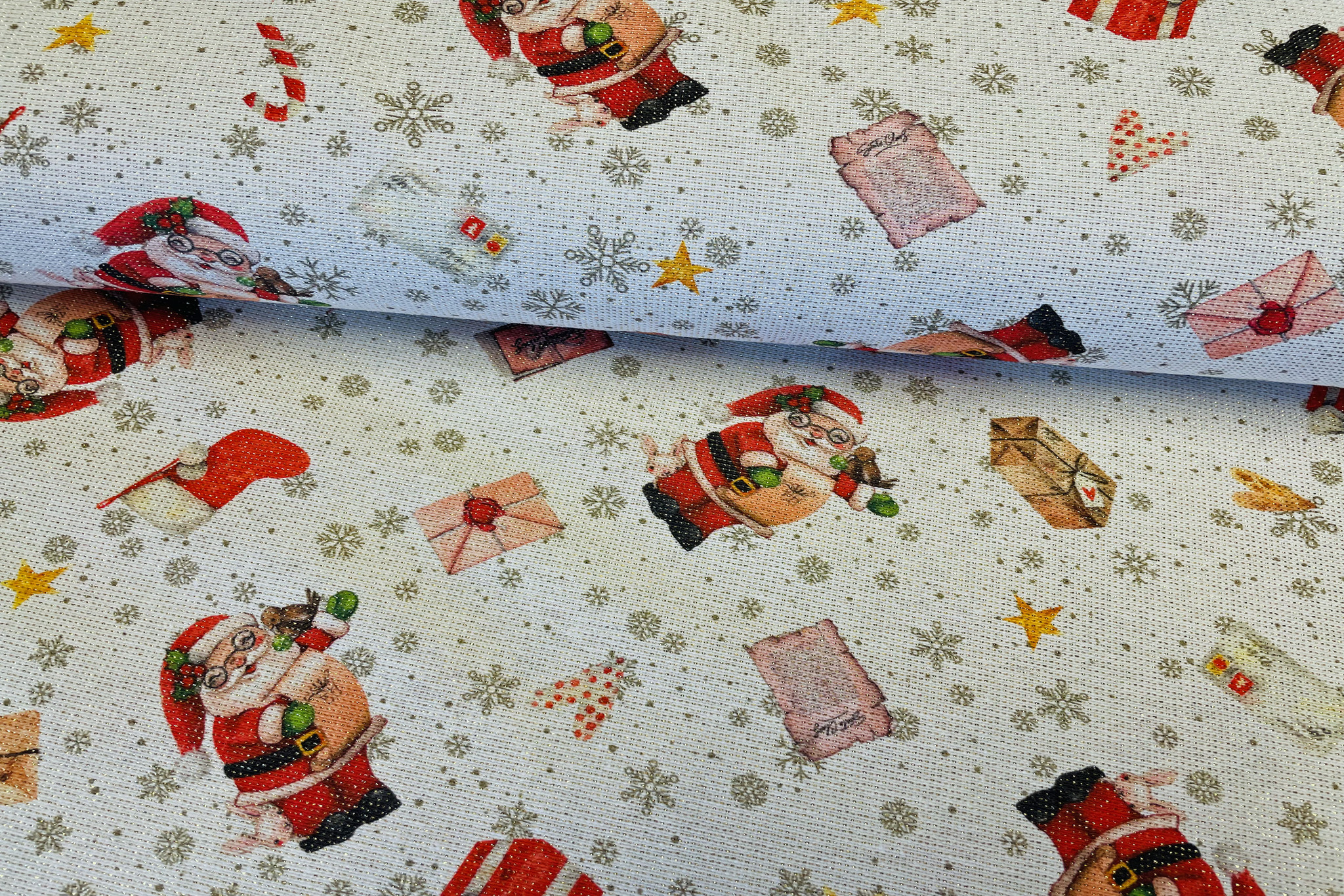 Jacquard Lurex Winter Feelings Christmas Time 03