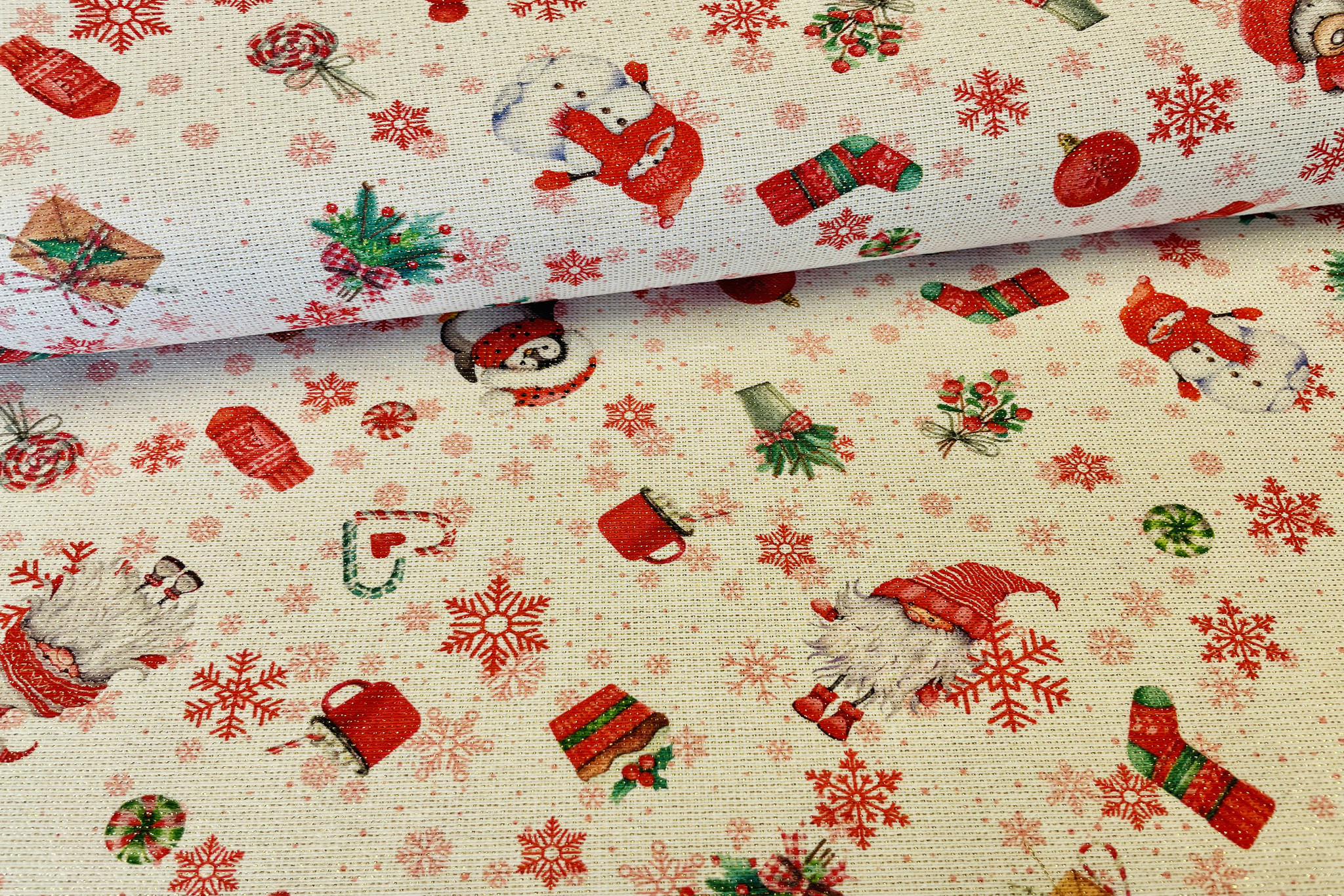 Jacquard Lurex Winter Feelings Christmas Time 06
