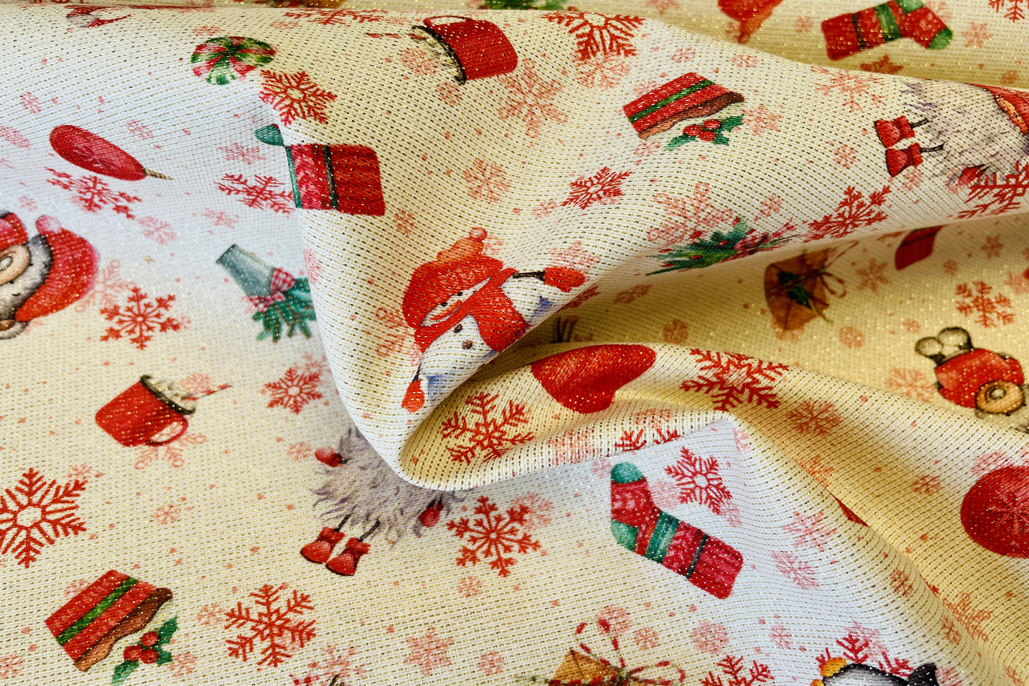 Jacquard Lurex Winter Feelings Christmas Time 06