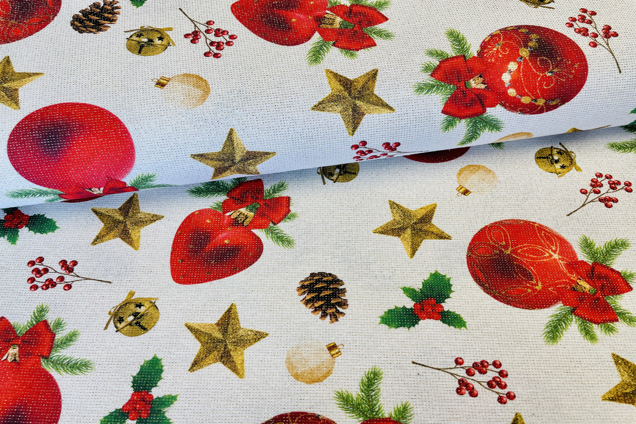 Jacquard Lurex Winter Feelings Christmas Time 09