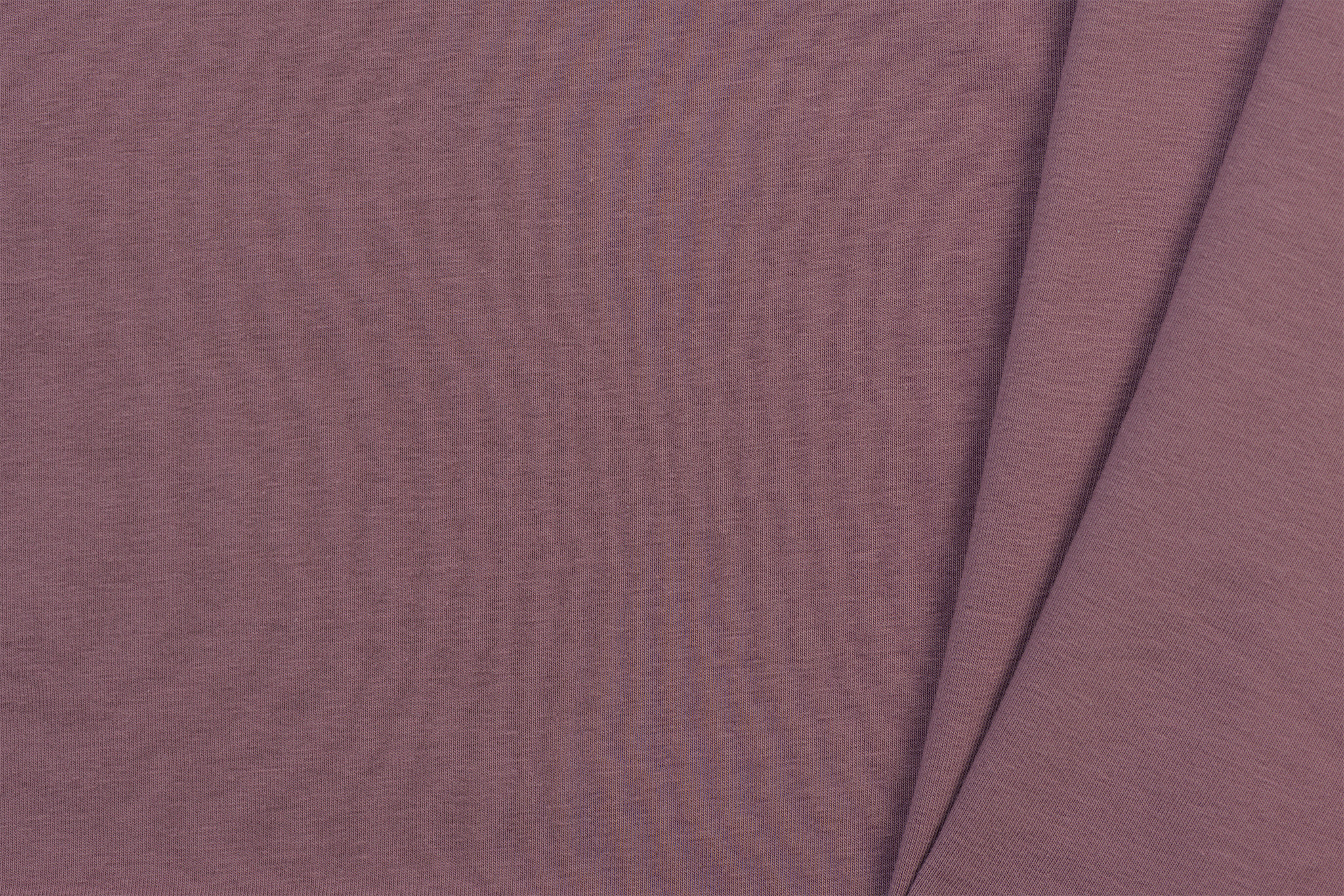 Organic Jersey Uni / Effen Oud Mauve