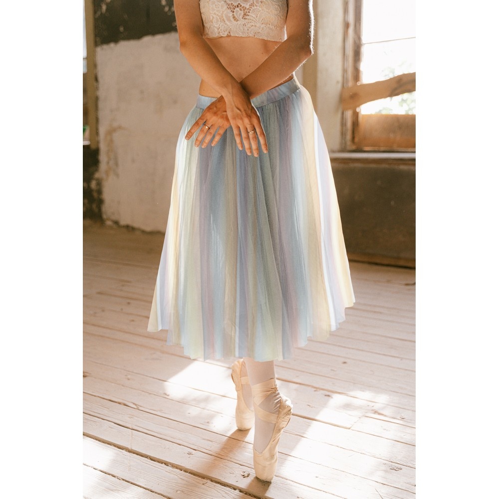 Royal Tule Rainbow Stripe Multicolor