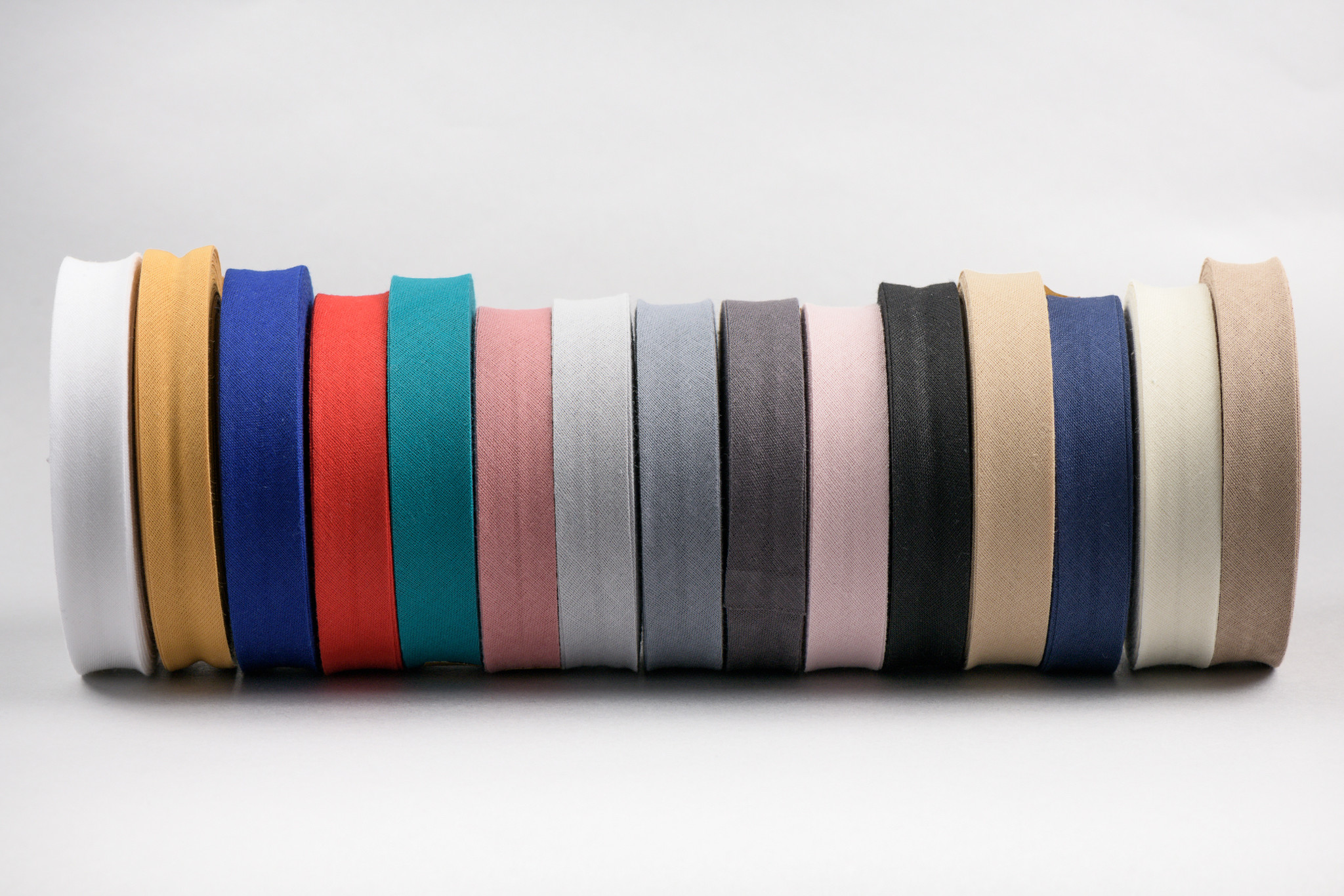 Biaisband Katoen Rood 20mm