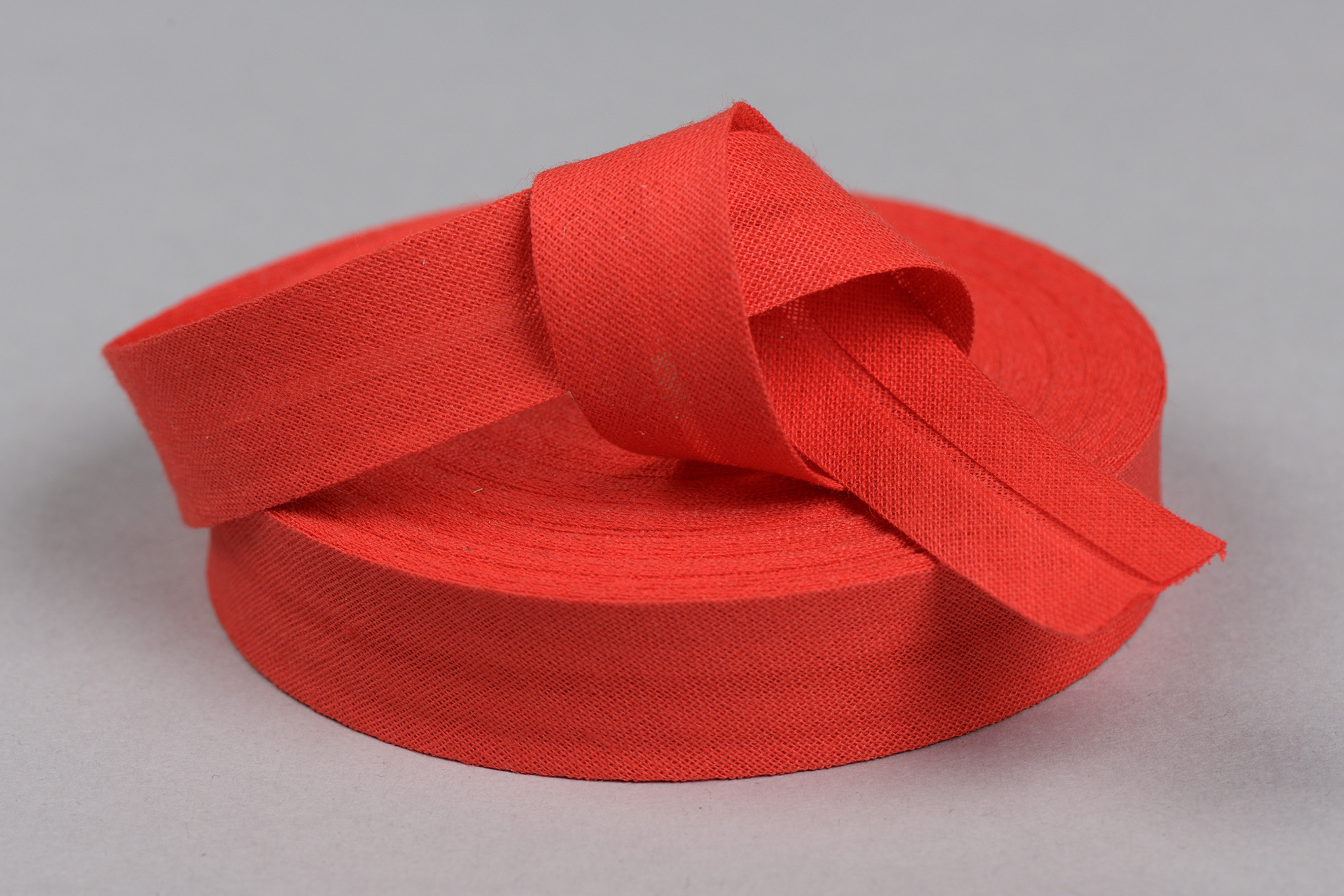 Biaisband Katoen Rood 20mm