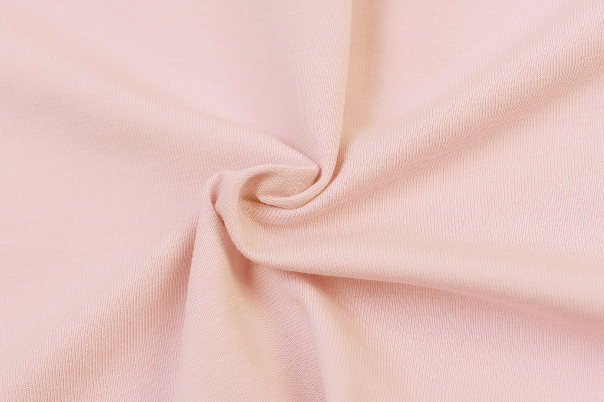 Organic French Terry Uni / Effen Zacht Rose