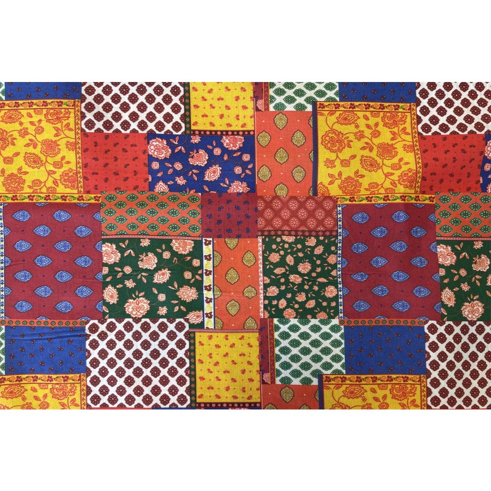 Naaien patchwork stof, 8 stuks bloemen 50 x 50 cm katoen bedrukte stof