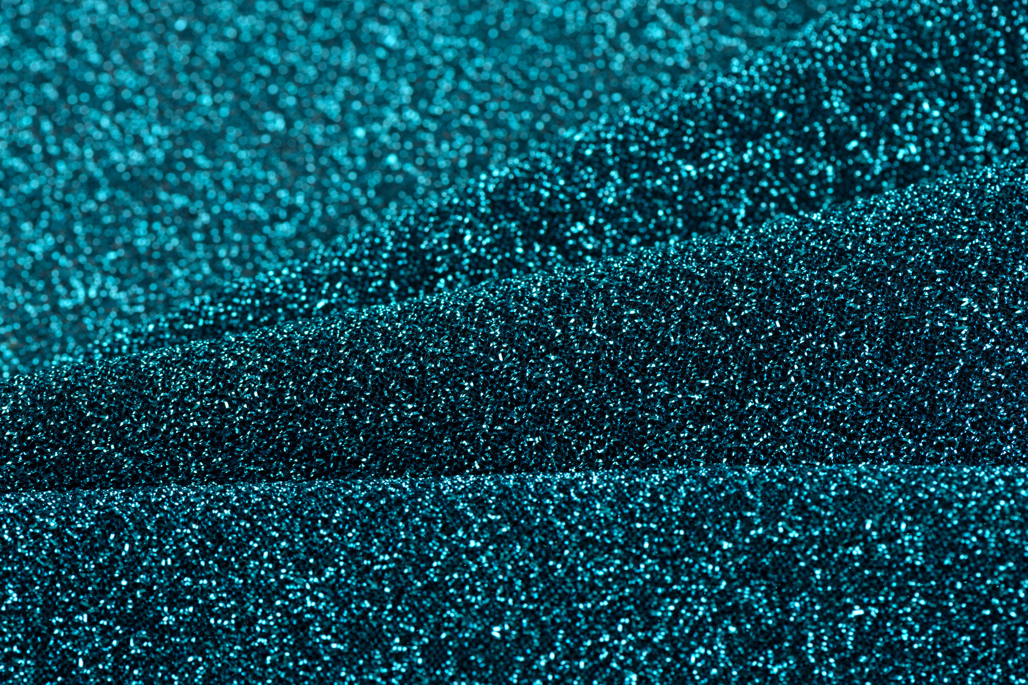 Lurex glitter turquoise