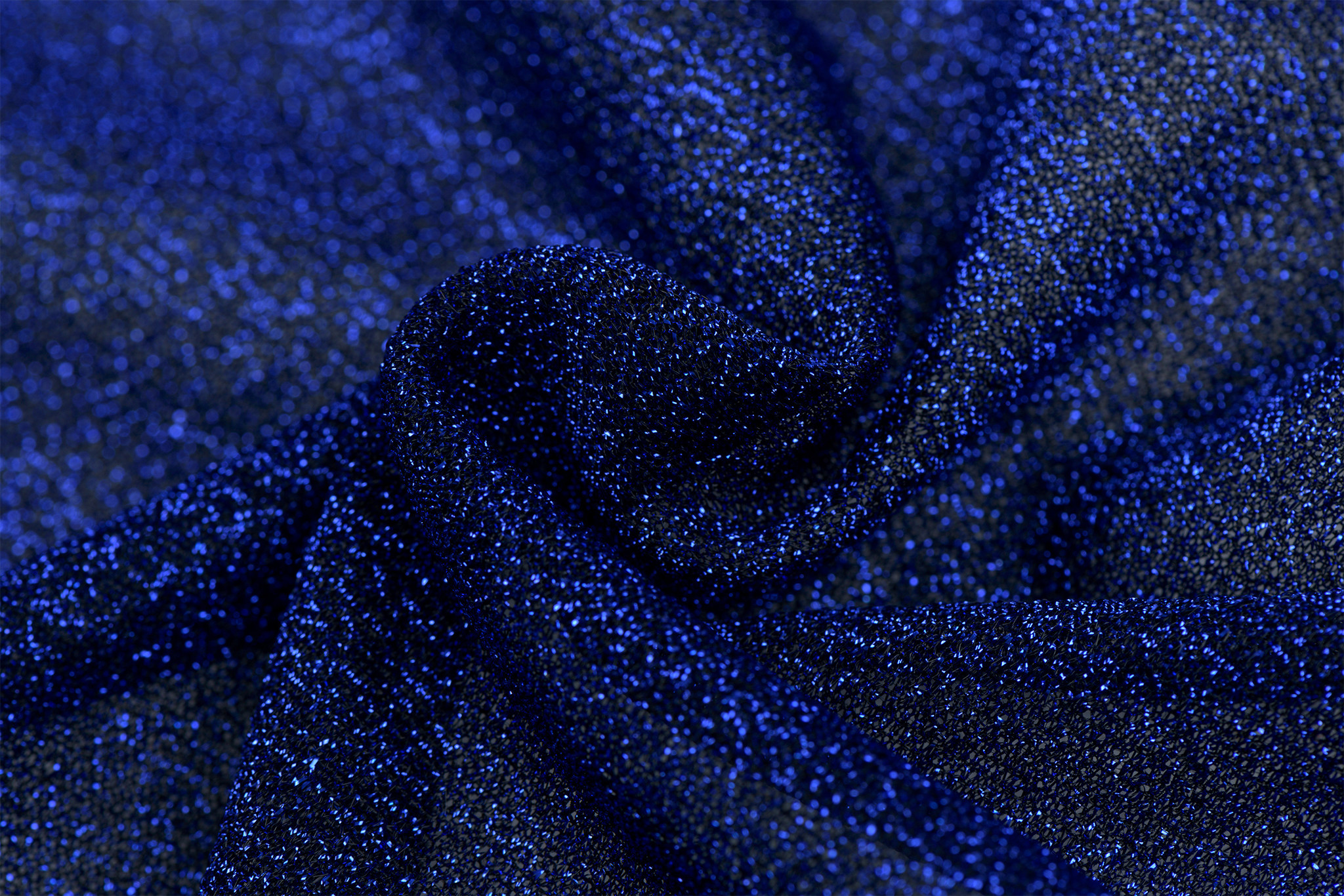 Lurex glitter blauw - Online